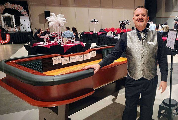 Eric Logan at the Craps table